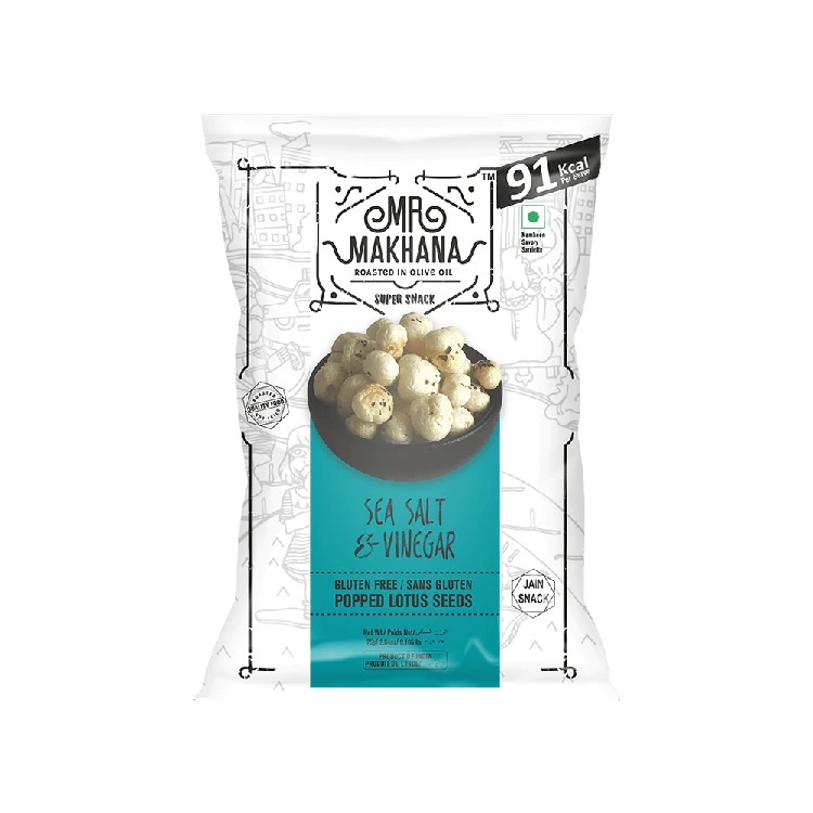 Mr. Makhana Sea Salt And Vinegar Flavoured Makhana