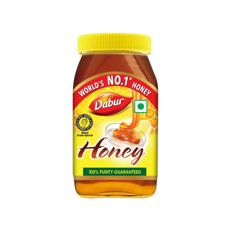 Dabur Honey (500 g) - 100% Pure, World's No.1 Honey Brand (No Sugar Adulteration)