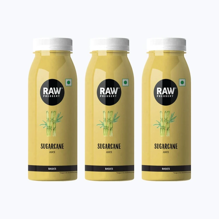 Raw Pressery Sugarcane Juice - Pack of 3