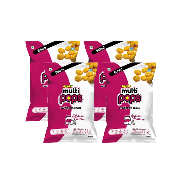 Peppy Multi Pops (Achaari Chatka) - Pack of 4