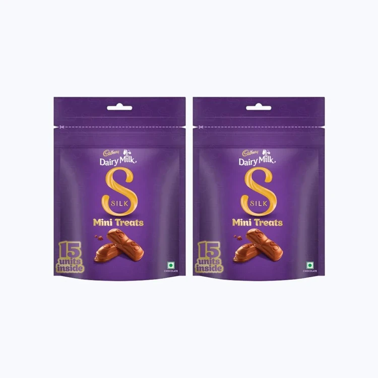 Cadbury Dairy Milk Silk Mini Treats Chocolate Pack - Pack of 2