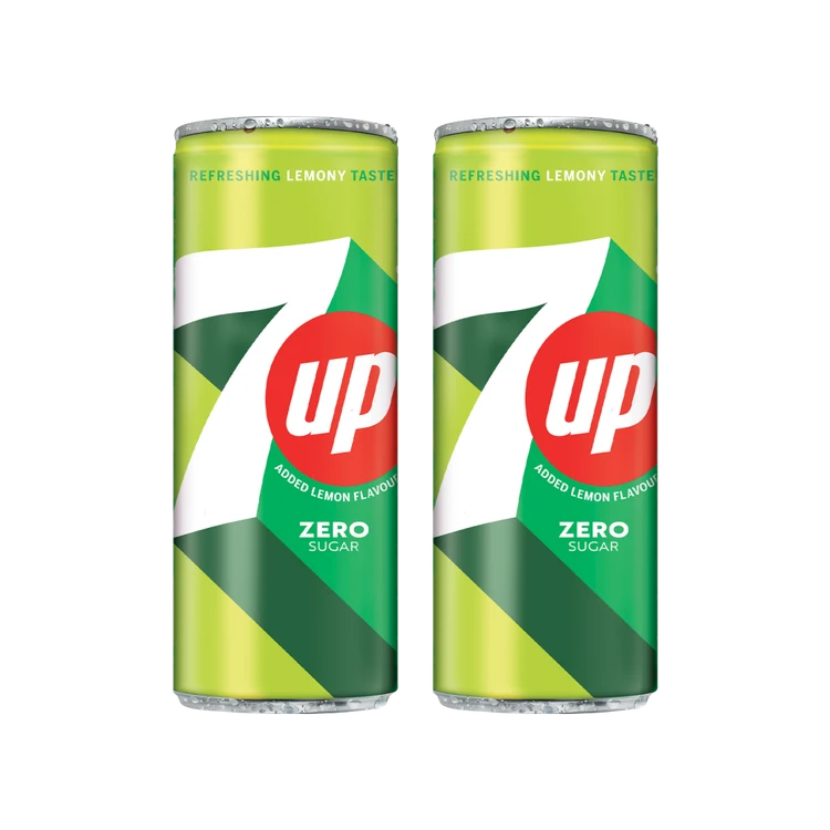7UP Zero Sugar Soft Drink - Pack of 2