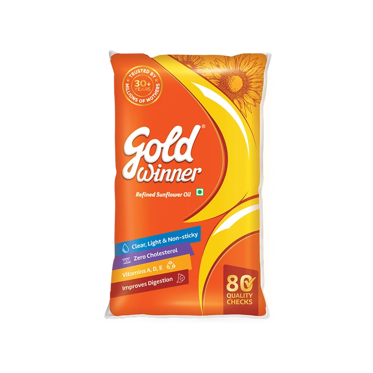 Gold Winner Refined Sunflower Oil (Suryakanthi Enne)