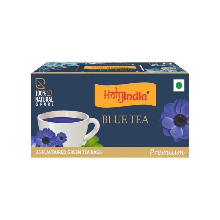 Holyindia Blue Green Tea Bags