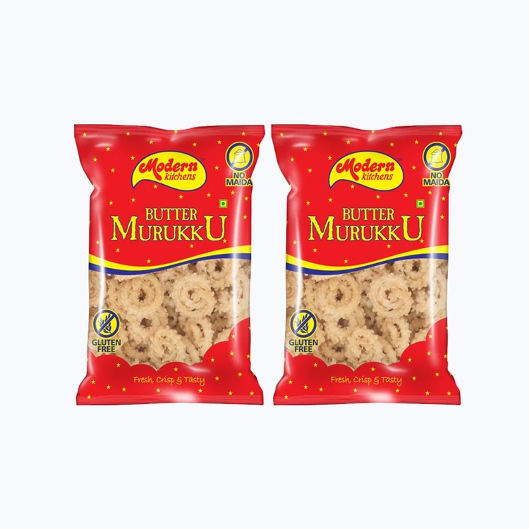 Modern Kitchens Butter Murukku Namkeen - Pack of 2
