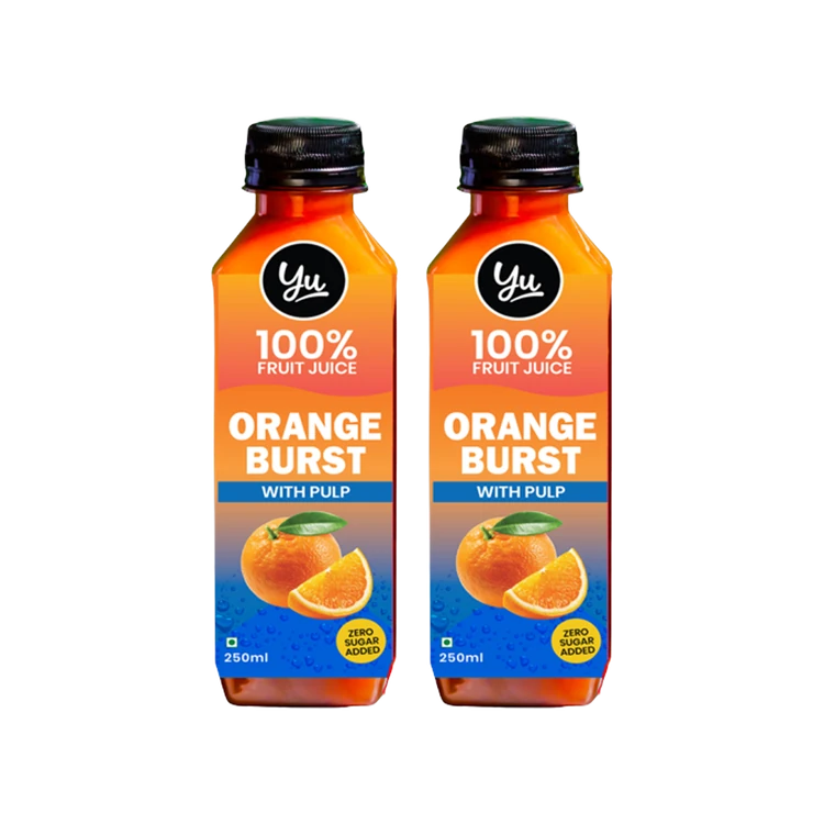 Yu 100% Orange Juice - Pack of 2