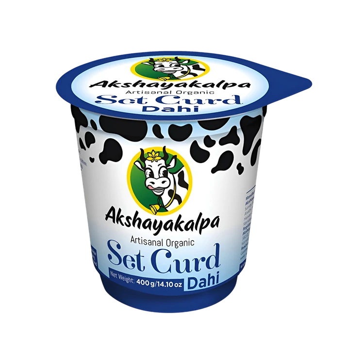 Akshayakalpa Organic Artisanal Organic Set Cup Curd