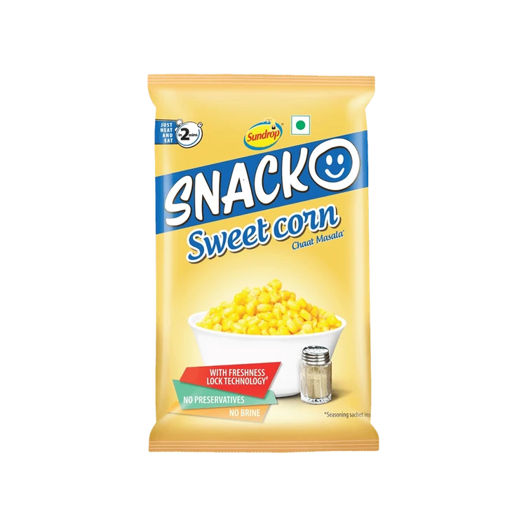 Sundrop Snacko Sweet Corn - Chaat Masala