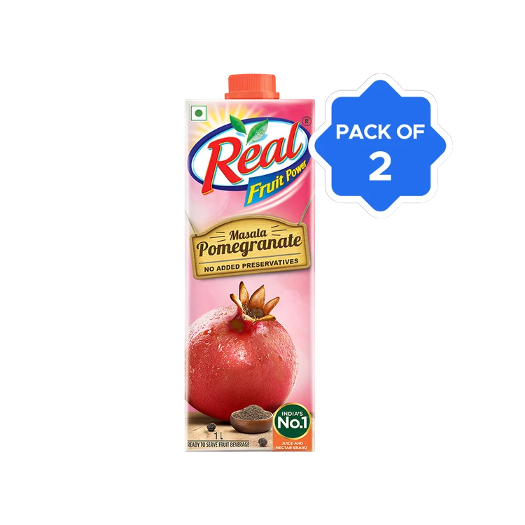 Real Fruit Power Masala Pomegranate Juice - Pack of 2