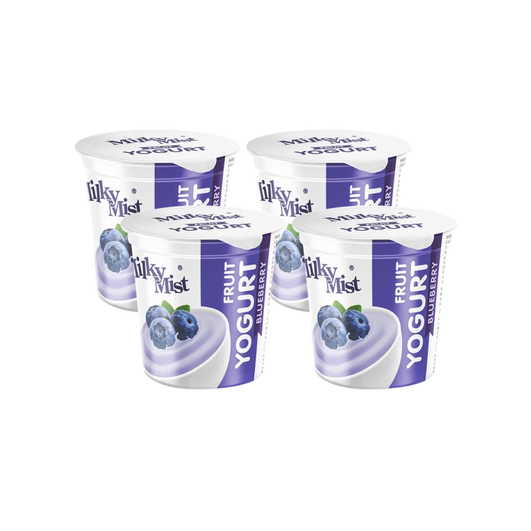 Milky Mist Blueberry Yogurt - Pack of 4