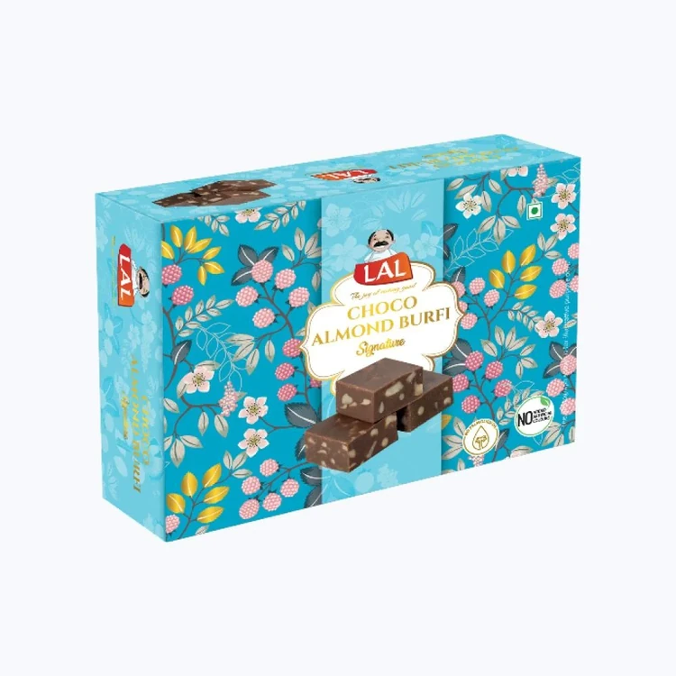 Sweets Choco Almond Burfi by Lal