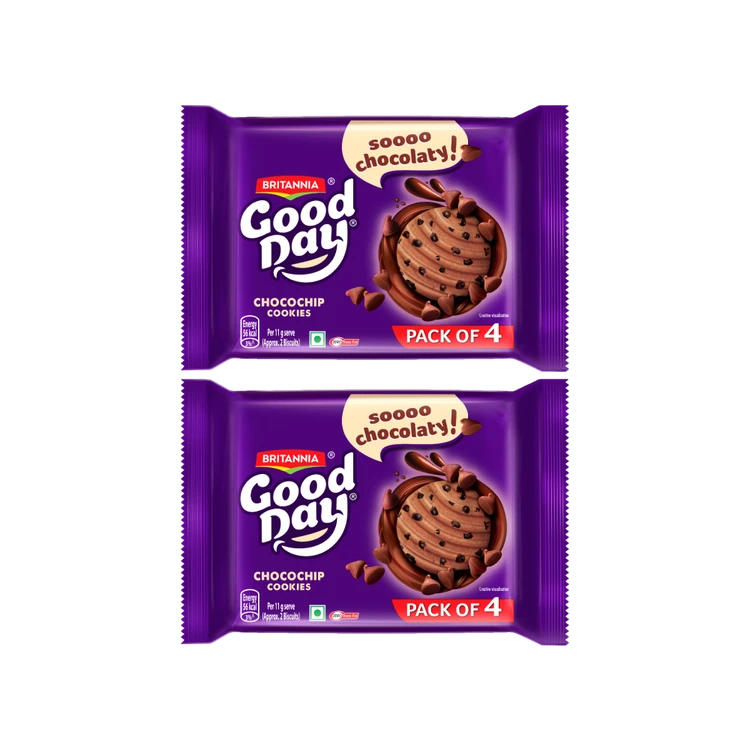 Britannia Good Day Choco chip Cookies - Pack of 2
