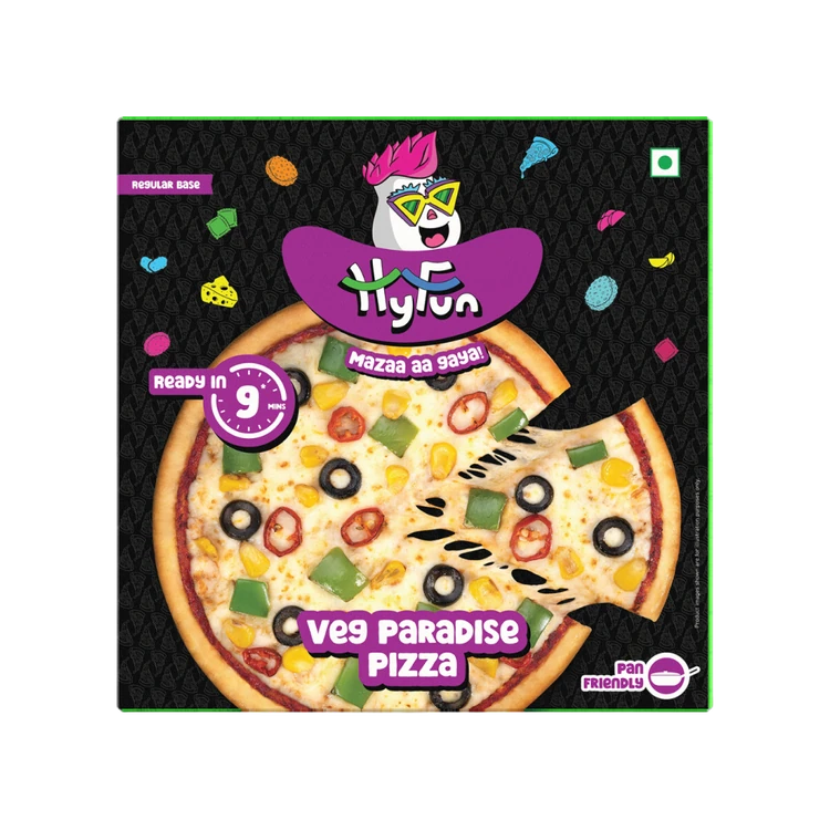 HyFun Veg Paradise Pizza (Regular Base)