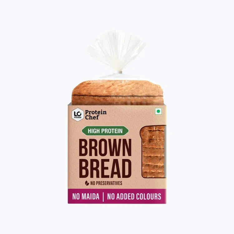 Protein Chef High Protein Brown Bread, Zero Maida High Fiber