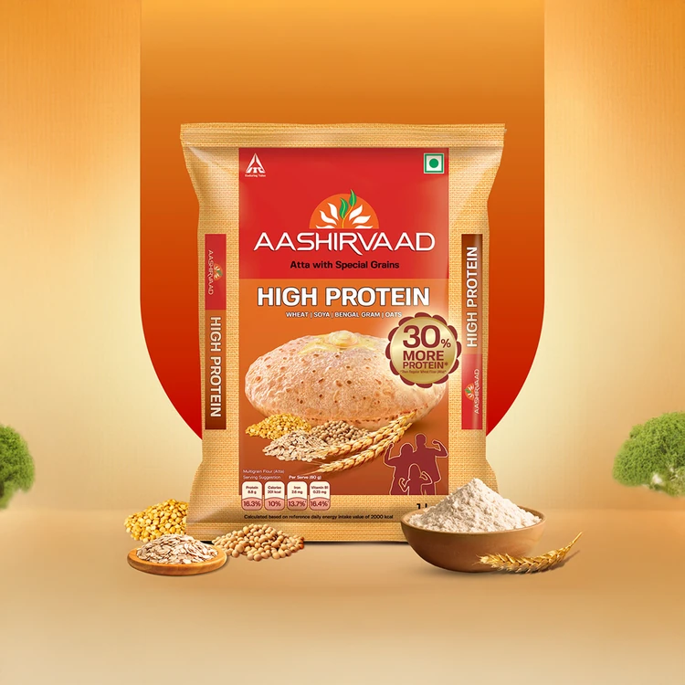 Aashirvaad Atta with High Protein