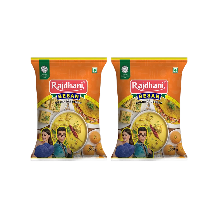 Rajdhani Besan - Pack of 2 (Kadale Hittu)
