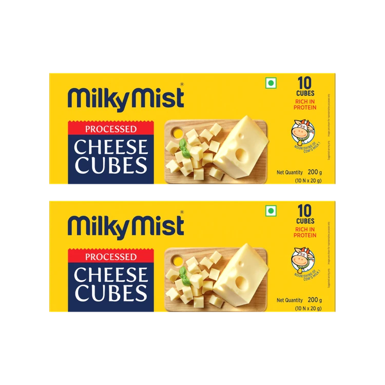Milky Mist Cheese Cubes - Pack of 2