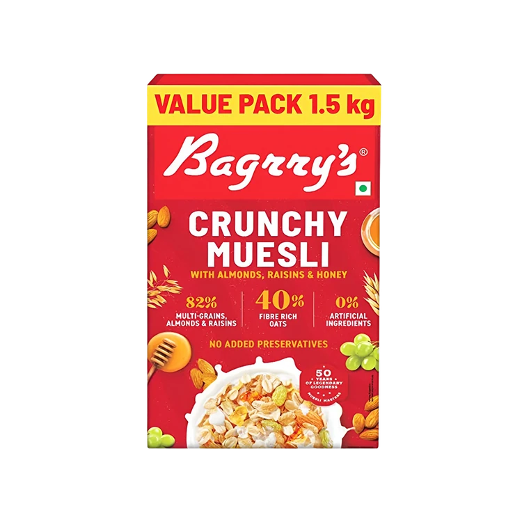 Bagrry's Crunchy Muesli With Almonds, Raisins & Honey