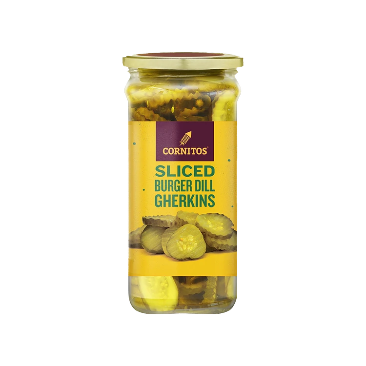 Cornitos Sliced Burger Dill Gherkins