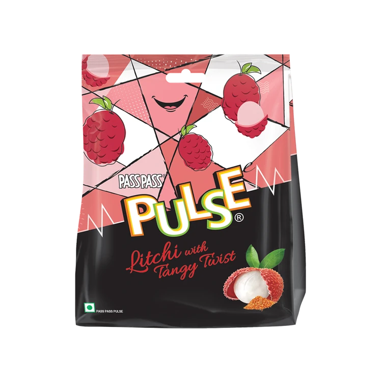 Pulse Litchi with Tangy Twist Candy
