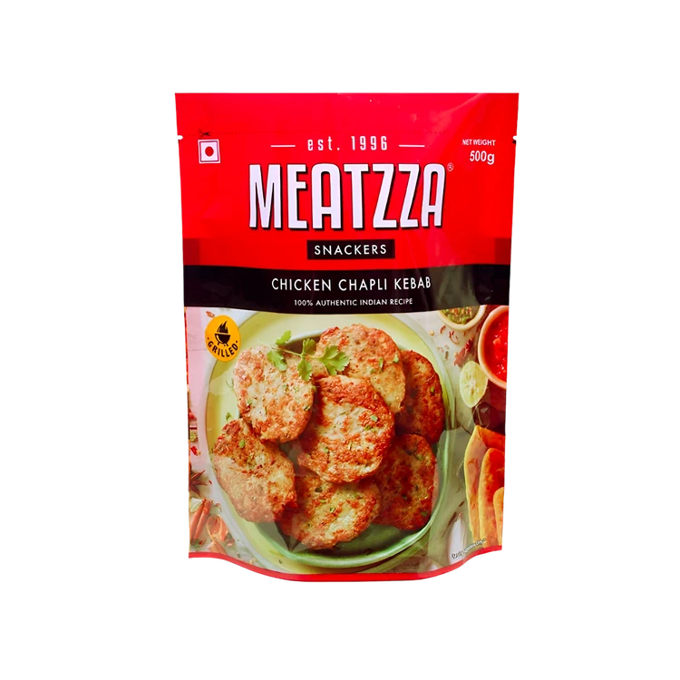 Meatzza Chapli Chicken Kebab - Frozen