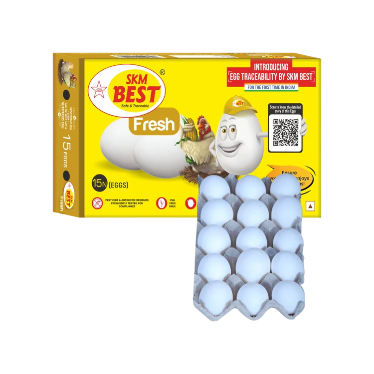 SKM Best Eggs White Protein Rich Eggs