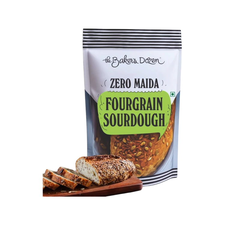 The Baker's Dozen High Protein Fourgrain Seeds Sourdough