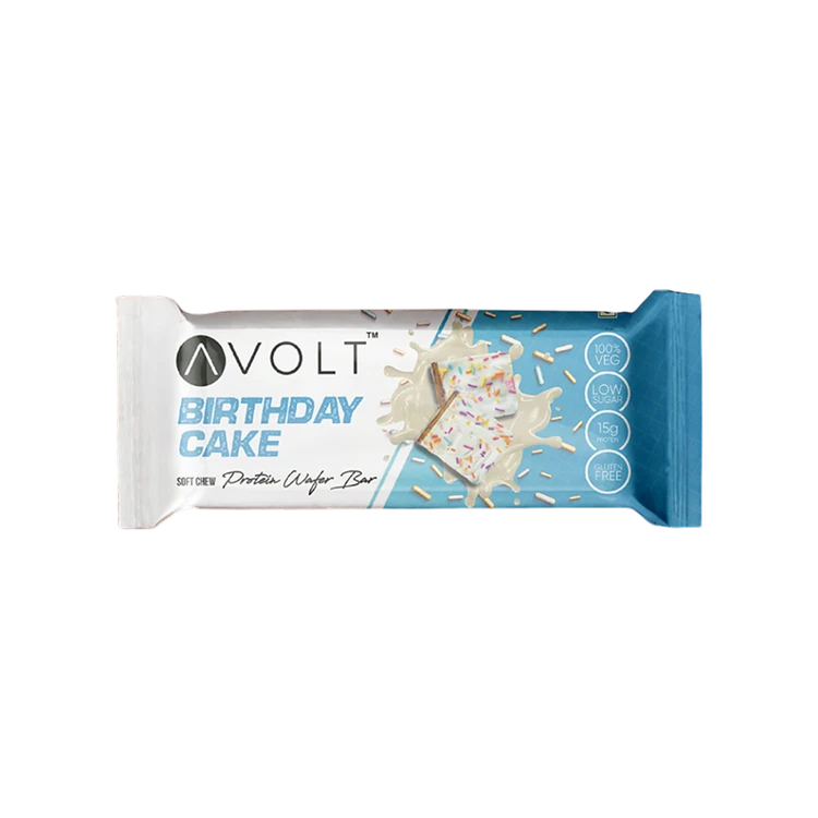Avolt Birthday Cake Protein Wafer Bar