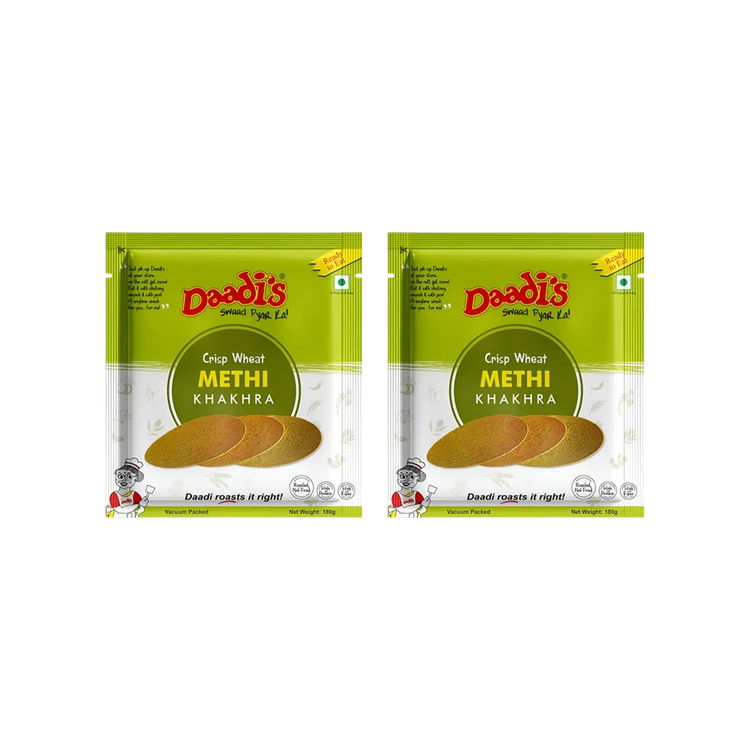 Daadi's Methi Khakhra - Pack of 2