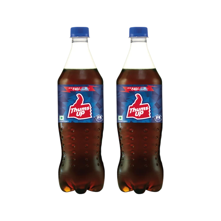 Thums Up Cola Soft Drink (750 ml) - Pack of 2