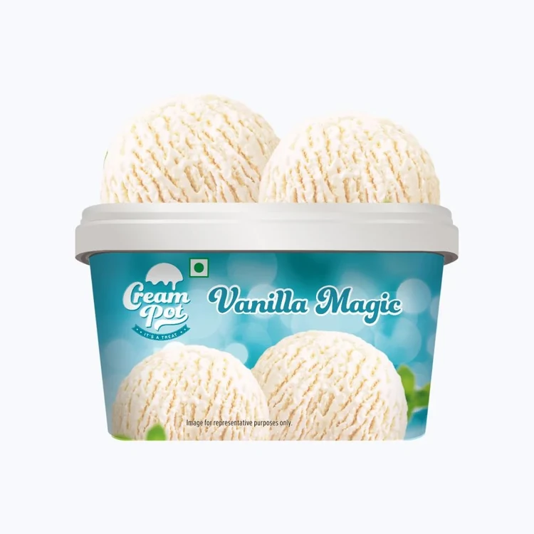 Cream Pot Vanilla Magic Frozen Dessert Tub