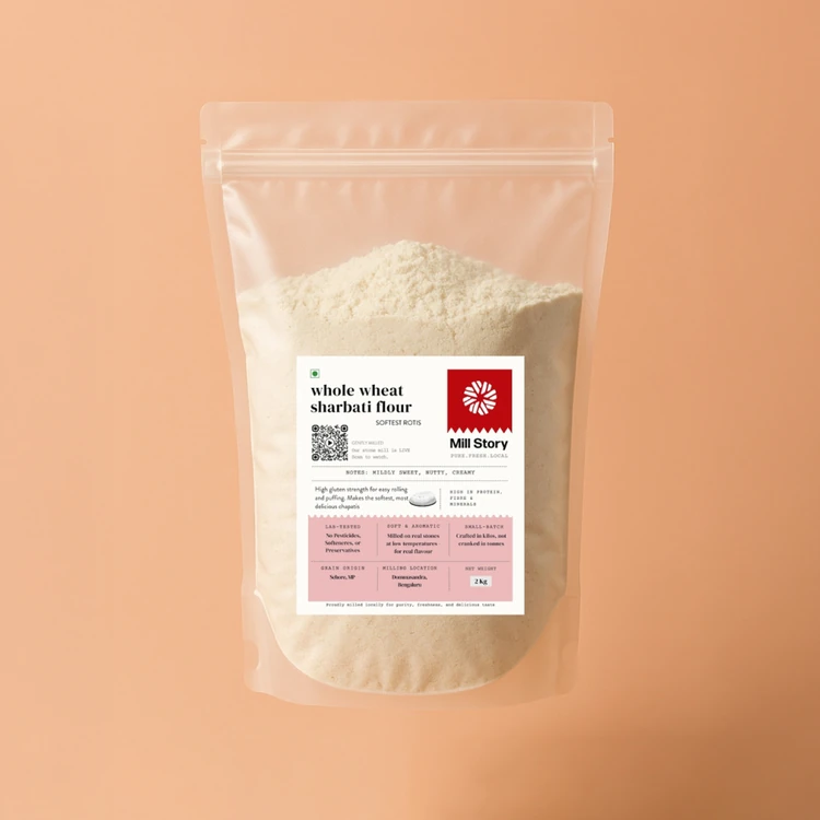 Mill Story Whole Wheat Sharbati Atta