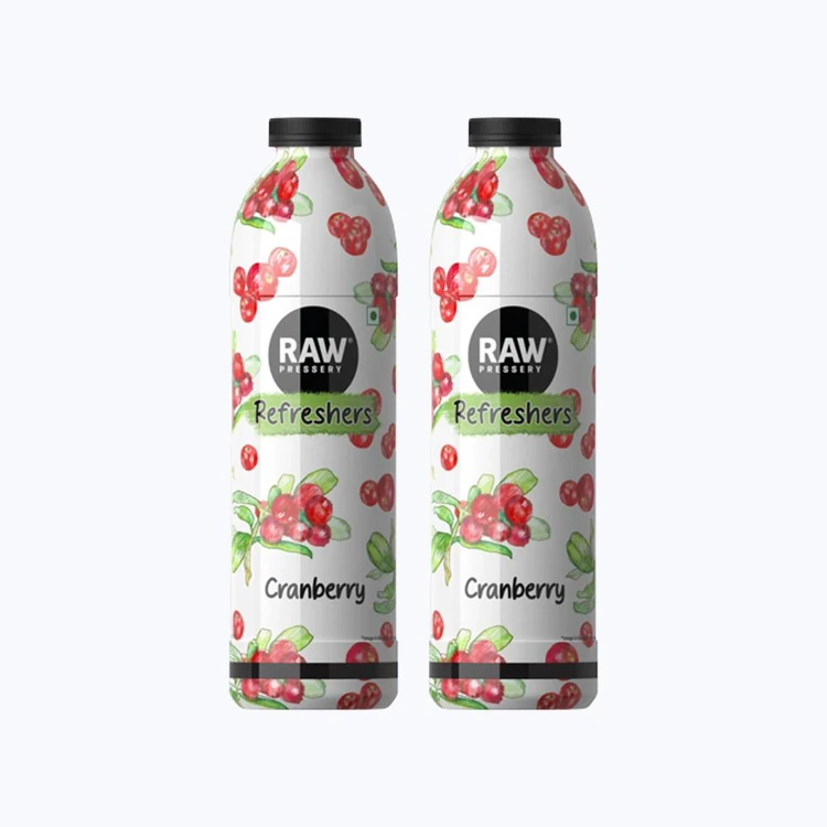Raw Pressery Refreshers Cranberry Juice - Pack of 2