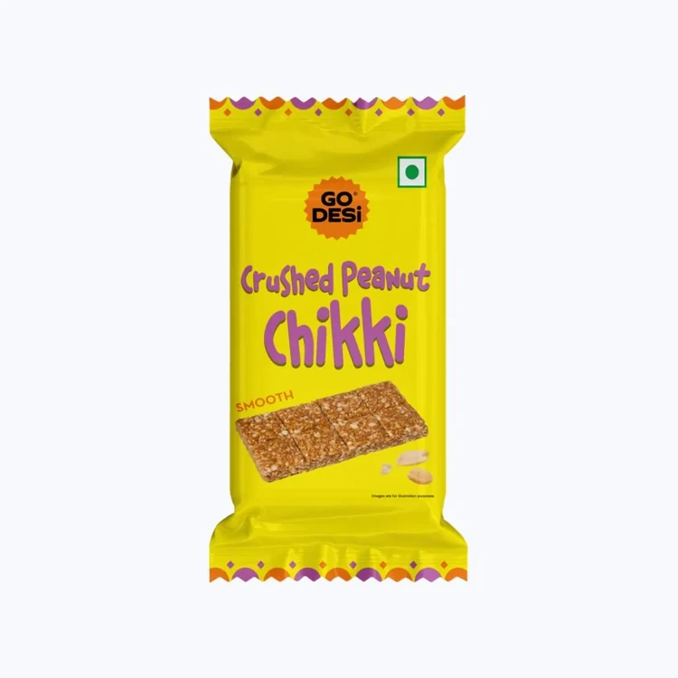 Crushed Peanut Chikki by GO DESI