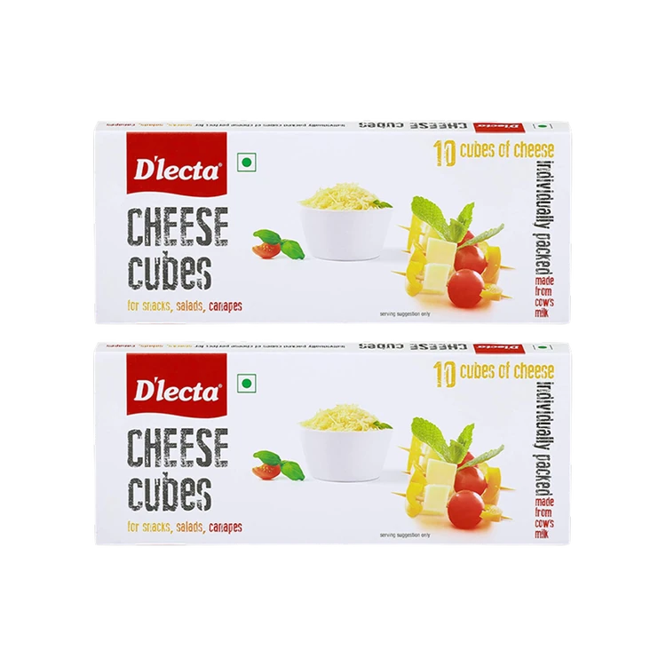 D'lecta Cheese Cubes (10 cubes) - Pack of 2