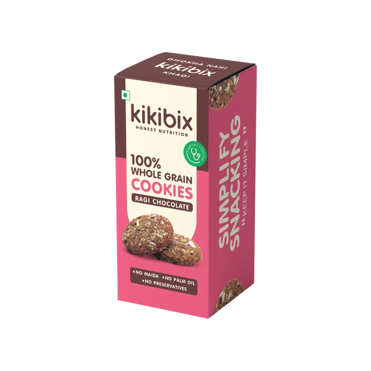 Kikibix Ragi Mocha Chocolate Healthy Cookies