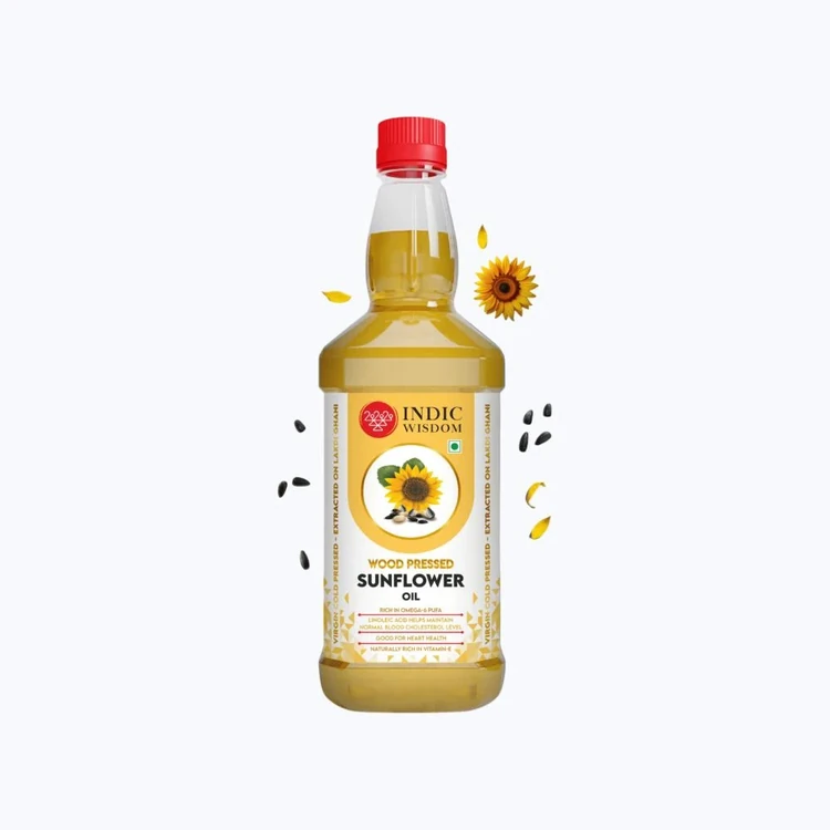 Indic Wisdom Wood Cold Pressed Sunflower Oil