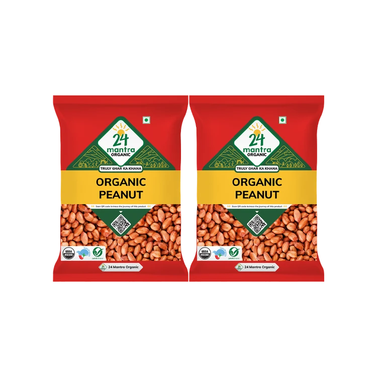 24 Mantra Organic Peanuts - Pack of 2