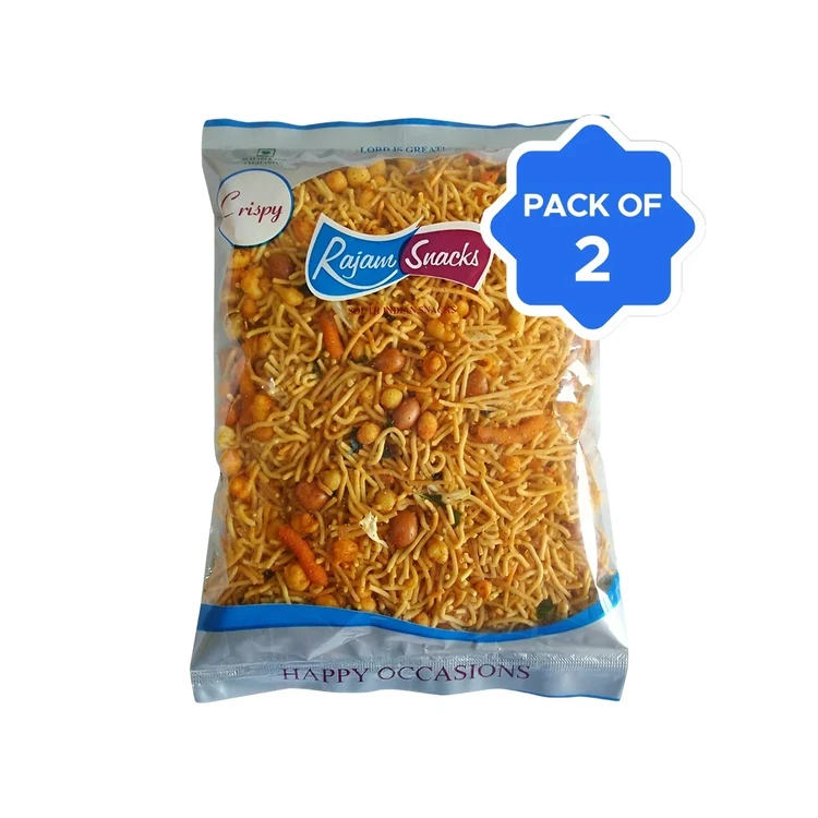 Rajam Snacks Madras Mixture Namkeen - Pack of 2