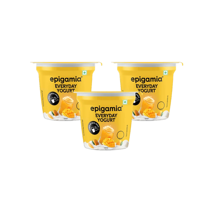 epigamia Everyday Mango Yogurt - Pack of 3
