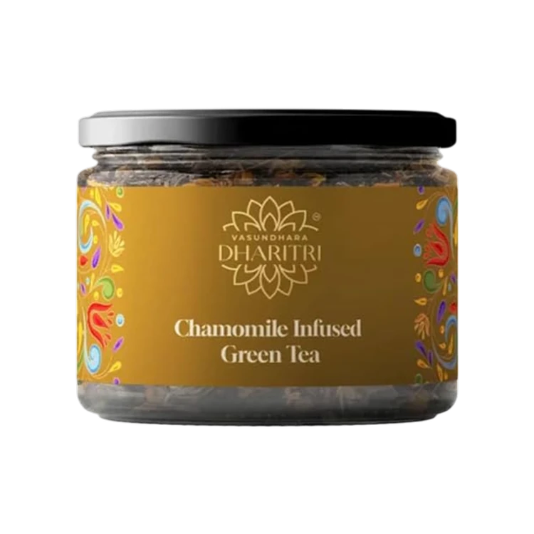 Vasundhara Dharitri Green Tea (Chamomile Infused)