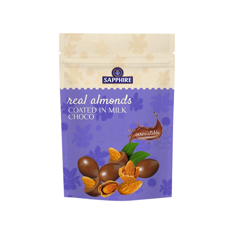 Sapphire Almonds Coated in Milk Chocolate Pack