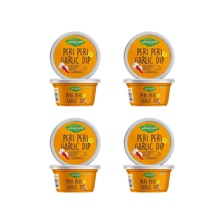 Wingreens Farms Peri Peri Garlic Dip - Pack of 4