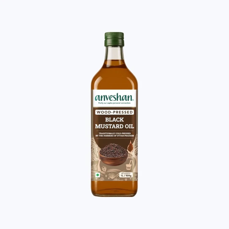 Anveshan Wood Cold Pressed Mustard Oil