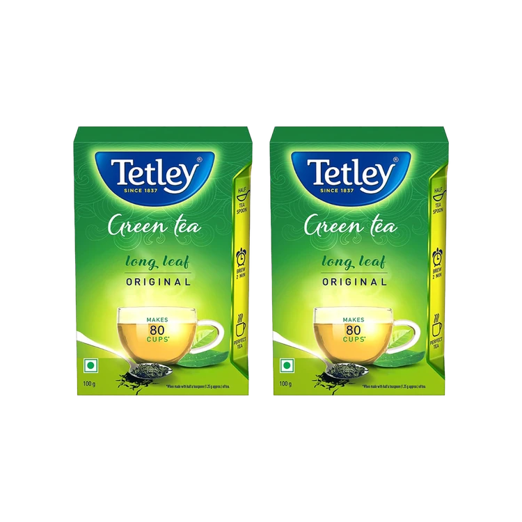 Tetley Immune with Added Vitamin C Green Tea (100 g) - Pack of 2