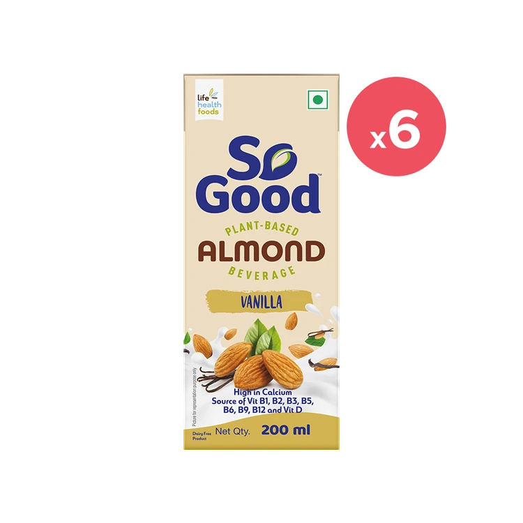 So Good Vanilla Almond Beverage - Pack of 6
