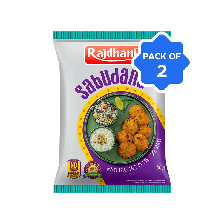 Rajdhani Big Sabudana - Pack of 2 (Sabbakki)