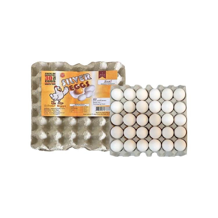 SILVER EGGS White Eggs