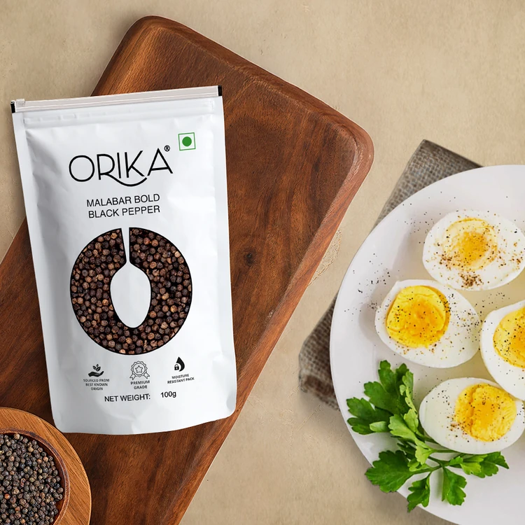 Orika Bold Black Pepper / Seeds (Milagu) (Kappu Menasu)