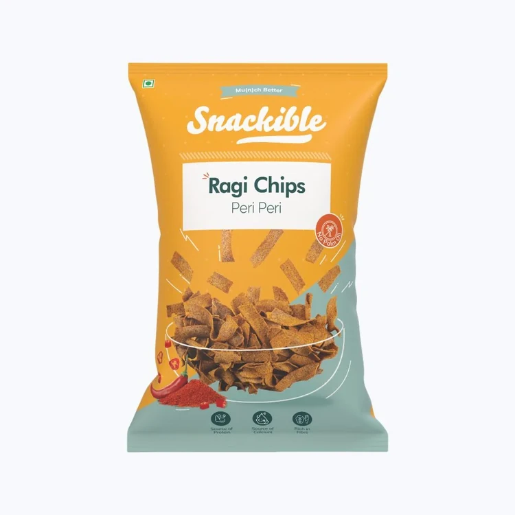 Snackible Peri Peri Ragi Chips